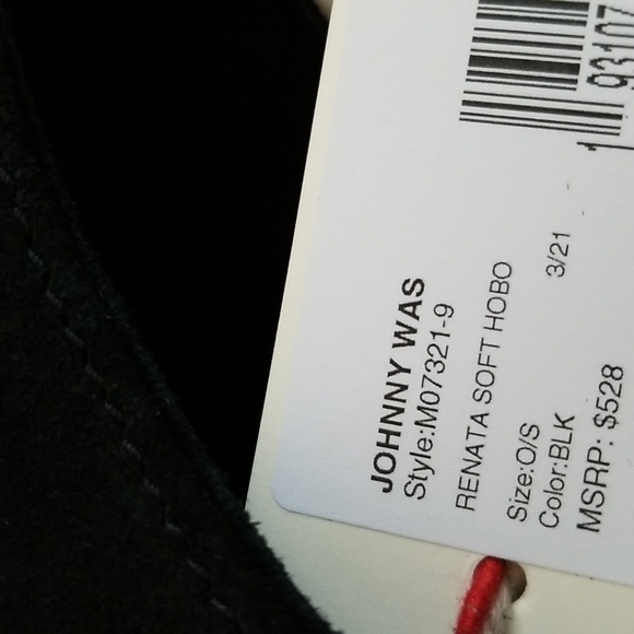 New Johnny Was Renata Soft Hobo Bag - Picture 15 of 15